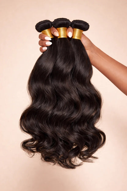 Body Wave Bundles Human Hair 1/3/4 Bundles Human Hair Natural Black Color Brazilian Virgin Weave Bundles Hair Extensions