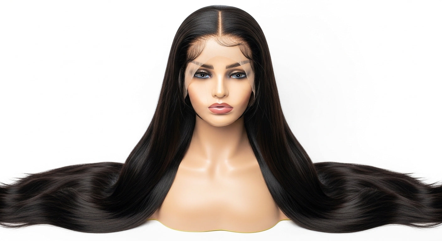 6X5 Lace Front Wig Glueless Wigs Human Hair 250% Density
