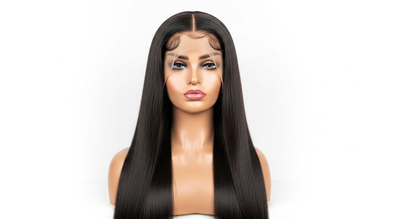 6X5 Lace Front Wig Glueless Wigs Human Hair 250% Density